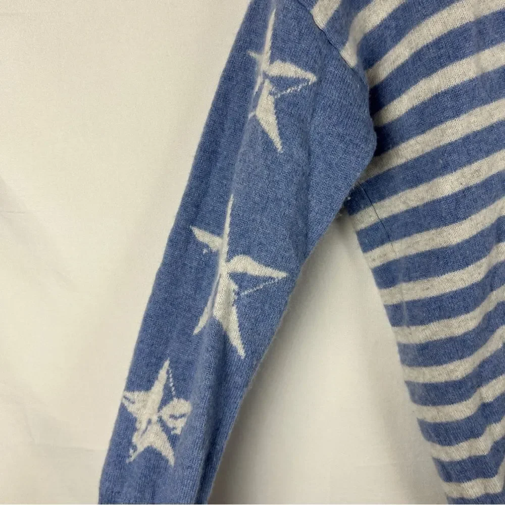 LABEL+thread Women's Cashmere Prep Star Vee sweater size XS